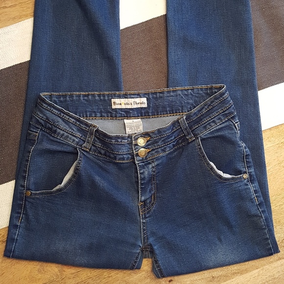 Diamonds & Threads jean joggers - Picture 2 of 7